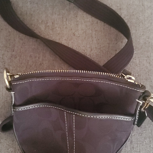 COACH  - BLACK CROSSBODY BAG - Picture 11 of 12